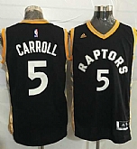 Toronto Raptors #5 DeMarre Carroll Black Gold Stitched NBA Jersey,baseball caps,new era cap wholesale,wholesale hats